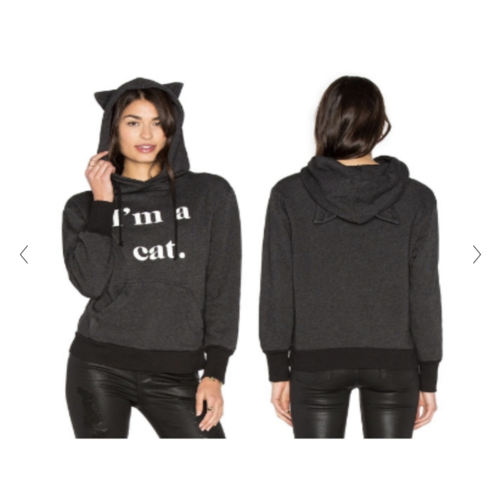 Wildfox Cat Ears Hoodie